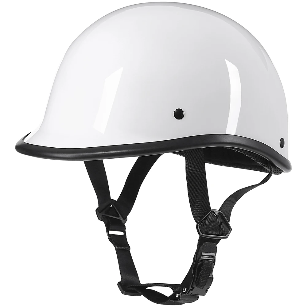 Classic Retro Open Face Motorcycle Helmet Small Half Beanie Skull Cap for Motorbike Scooter Chopper Cruising k2