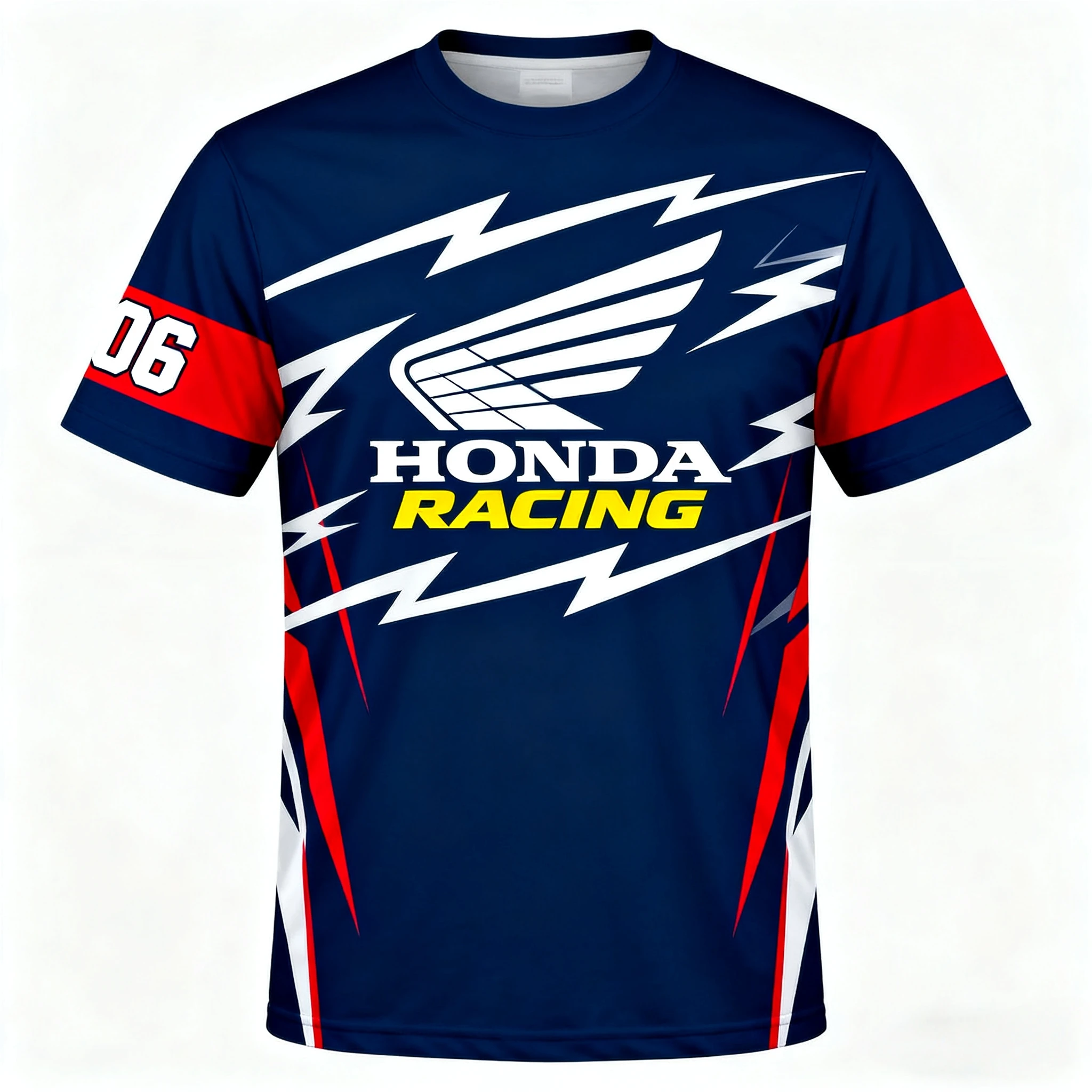 

Honda 2026, внедорожная мотоциклетная быстросохнущая дышащая футболка из джерси для гонок на горном велосипеде, удобная футболка для верховой езды, мотокросса Hombre