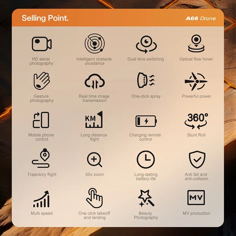 لينوفو A66 عدسة مزدوجة الطائرات بدون طيار 8k عالية الوضوح التصوير الجوي تجنب العوائق الطائرات رذاذ التحكم عن بعد الطائرات اللعب