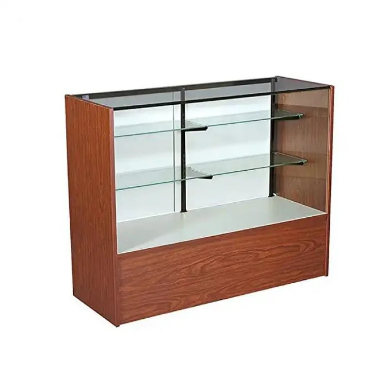 custom.Store Glass Display Cabinets Dispensary Showcase Smoke Shop Display Cases With Lock