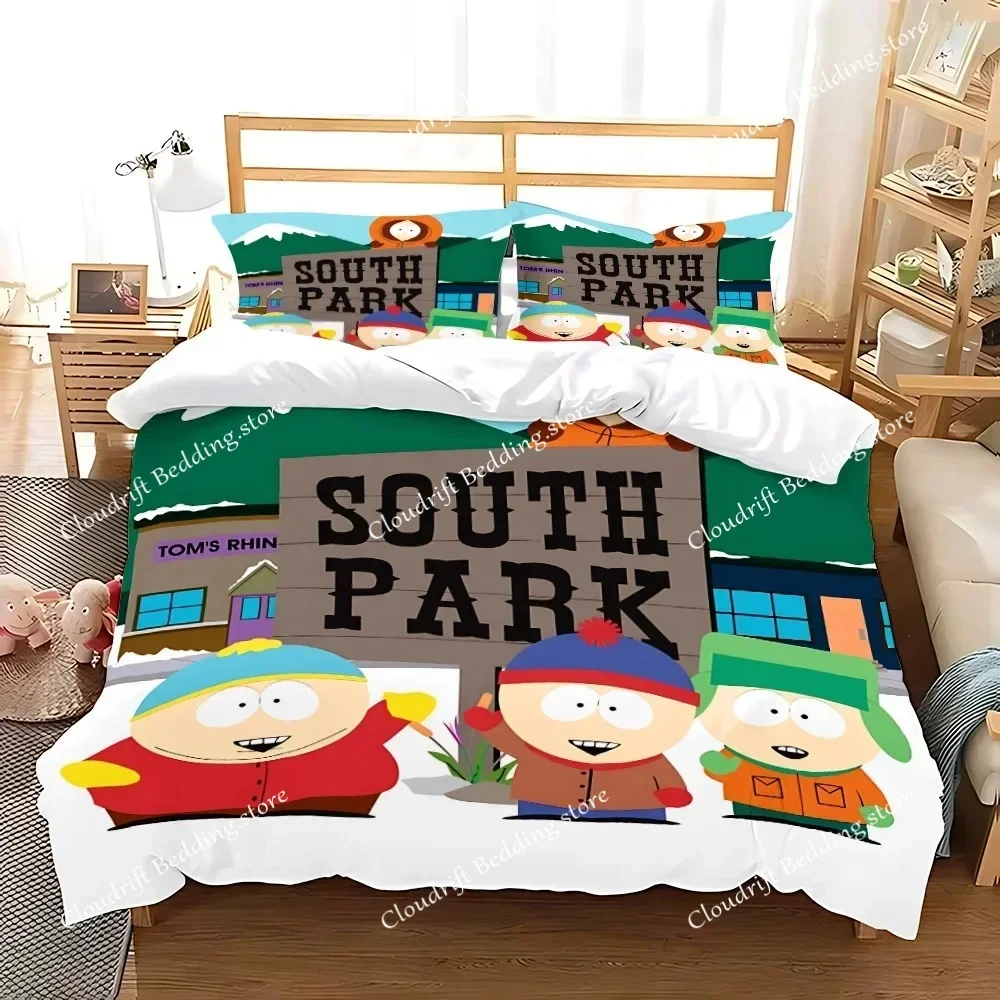 

Duvet Cover South Park Pillowcase Bedding Set Adult Boy Girl Bedroom Decoration Children Gift Single Double Large Size026