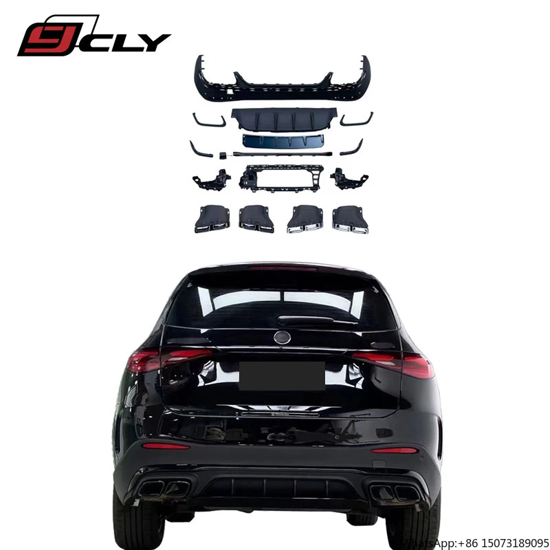 

GLC-CLASS X254 GLC63 Style PP Material Rear Diffuser for 2024+ GLC Upgrade GLC63 Diffuser