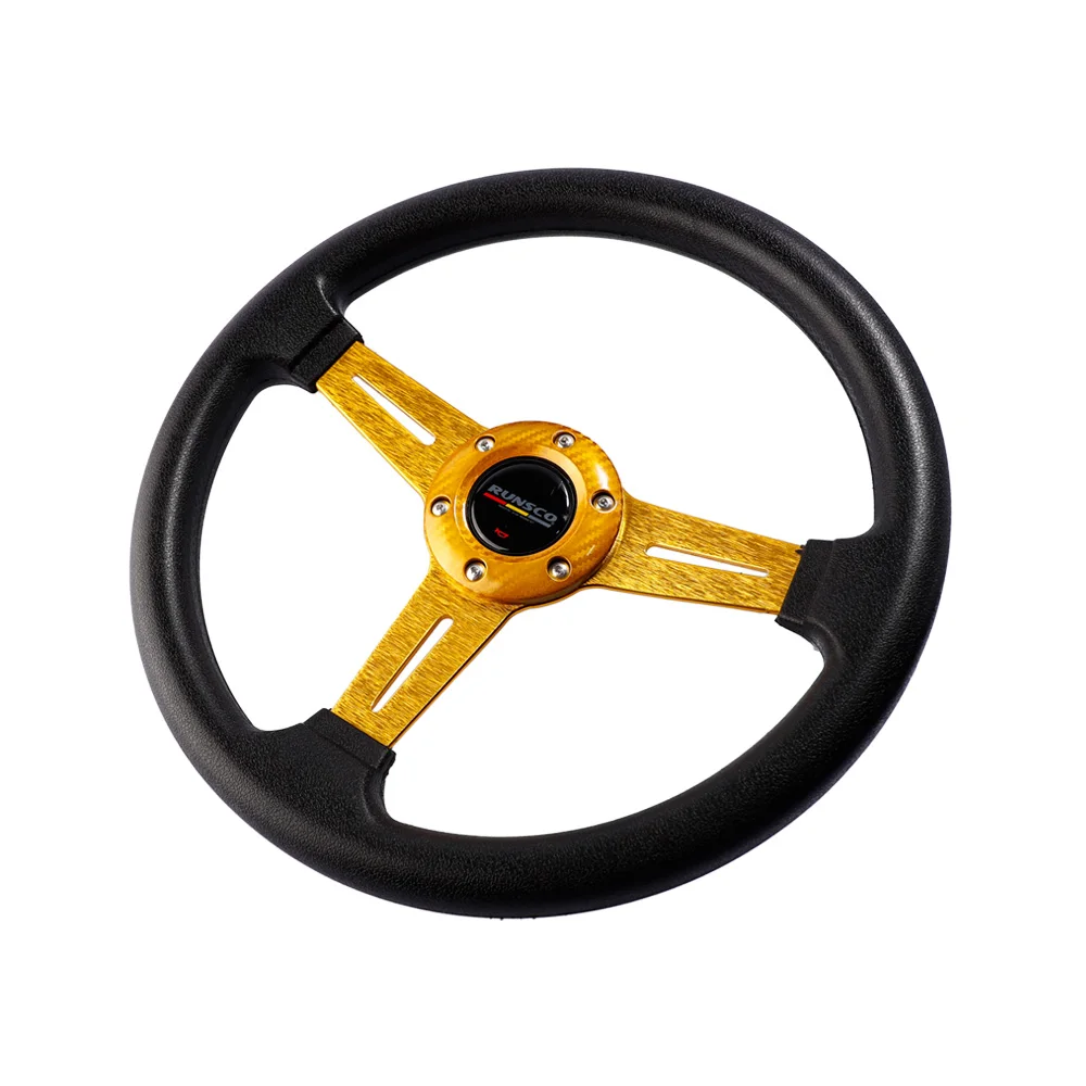 330mm 13 Zoll PU-Rennlenkrad 6-Loch 70mm PCD Tiefes Leichtgewicht-Sportlenkrad für Tuning-Auto Universell – Detail 9