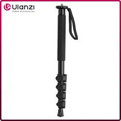 Ulanzi Lightweight Aluminium Monopod Max 155cm Extend 5KG Load DSLR Camera Tripod for Hiking Travel Selfie Stick 1/4''3/8''