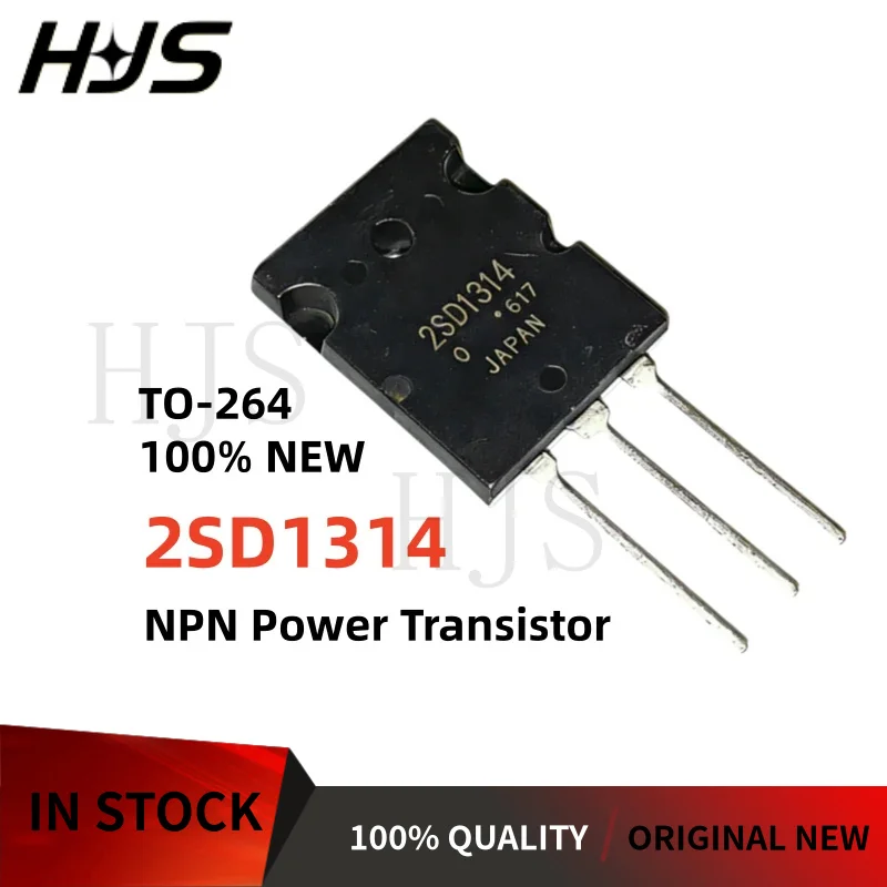5-20PCS 100% New 2SD1314 D1314 TO-264 NPN High-power switching transistor