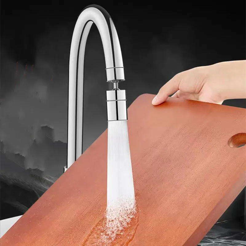 New 2 Mode Kitchen Faucet Spray Head Filter Adjustable 360° Rotary Splashback Tap Nozzle Bubbler Kitchen Sink Faucet Aerator image 2