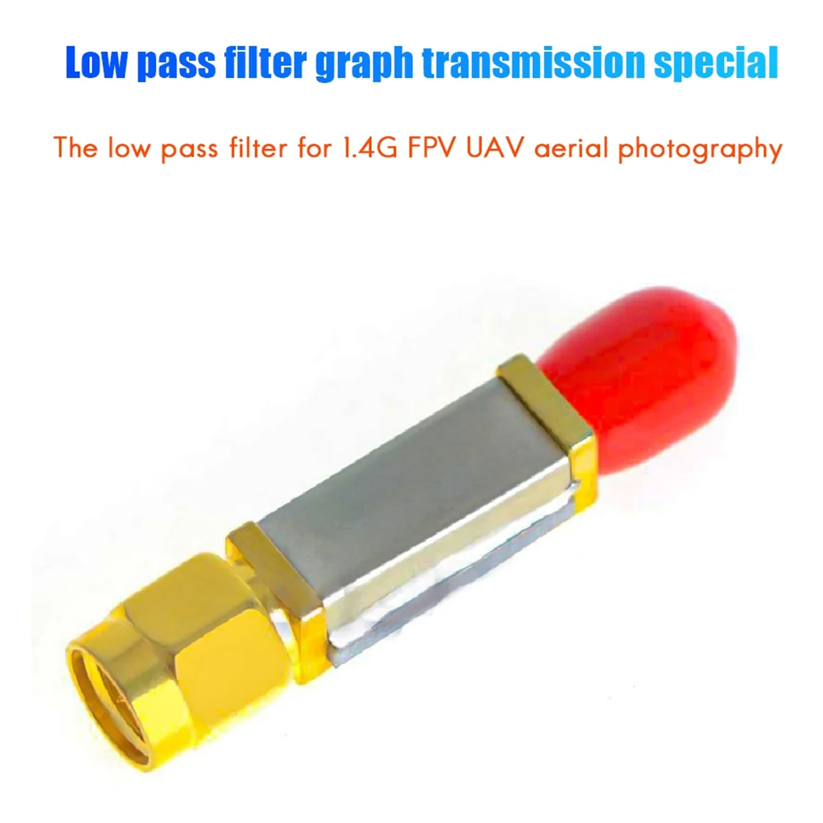 1.2G-1.4G Low Pass Filter Improve Video Reception for 1.3GHz Video Receiver Matek VTX-1G3SE /VRX-1G3-V2 Long Range