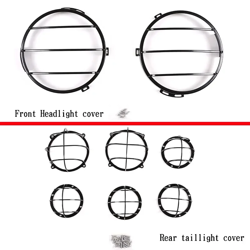 For Land Rover Defender 90 110 130 2004-18 Car Headlight Tail Lamp Protective Cover Car Light Protection Cover  Car Accessories