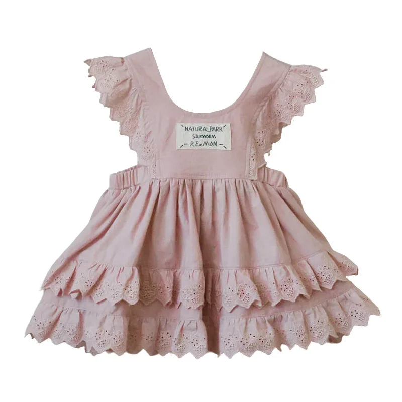 الفتيات أعلى 2025 الخريف الطبعة النسخة الكورية الحلو جوفاء التطريز الدانتيل أكمام تنوعا تانك الأعلى تنورة لطيف ارتداء اليومي #5