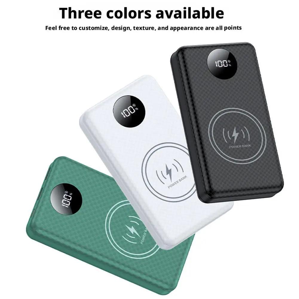 

Корпус для сборки повербанка 22.5W с быстрой зарядкой PD для 6 аккумуляторов 18650, ёмкость 20000 мАч, с беспроводной зарядкой