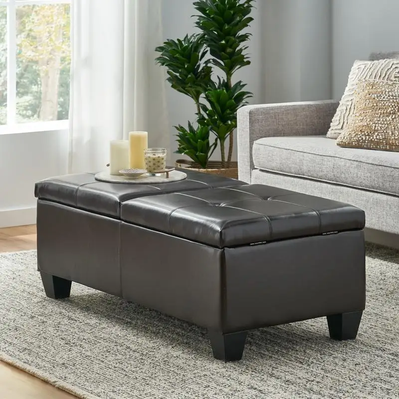 

Double Top Storage Ottoman