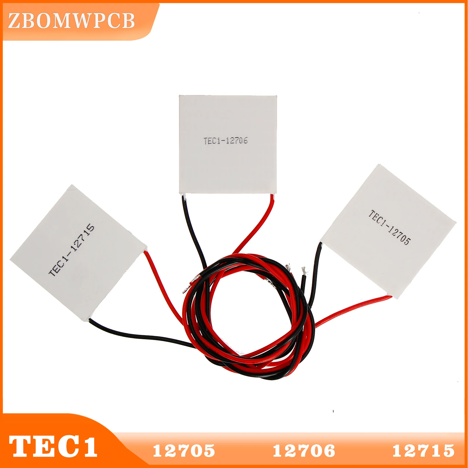 TEC1 12706  12705  12715 Thermoelectric Cooler Peltier Elemente Module 40*40mm 12v New Of Semiconductor Refrigeration