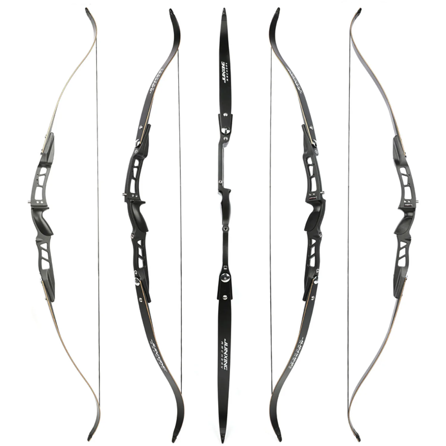 Imagem -04 - Metal Riser Takedown Recurve Bow Caça e Competição Junxing F167 66 2040lbs