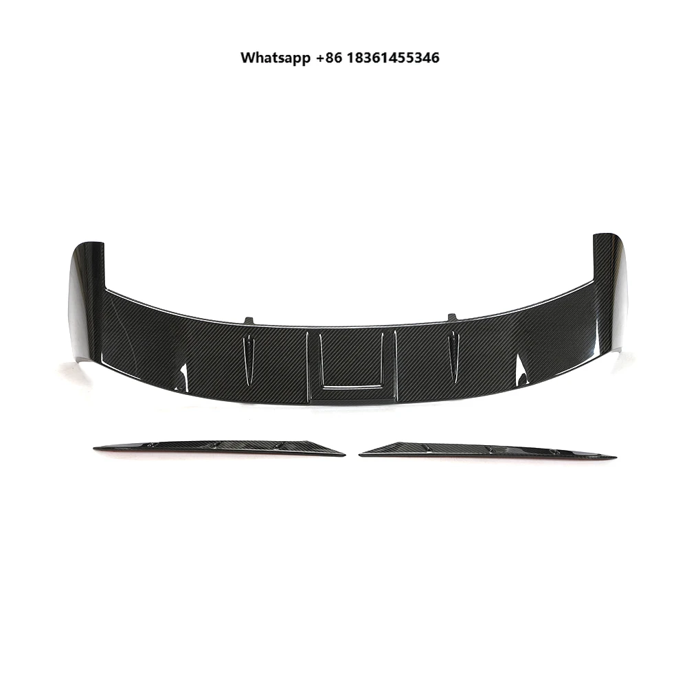 

For RS6 C8 Car Spoilers 2019-2021 High Quality Dry Carbon Fiber Rear Roof Spoiler