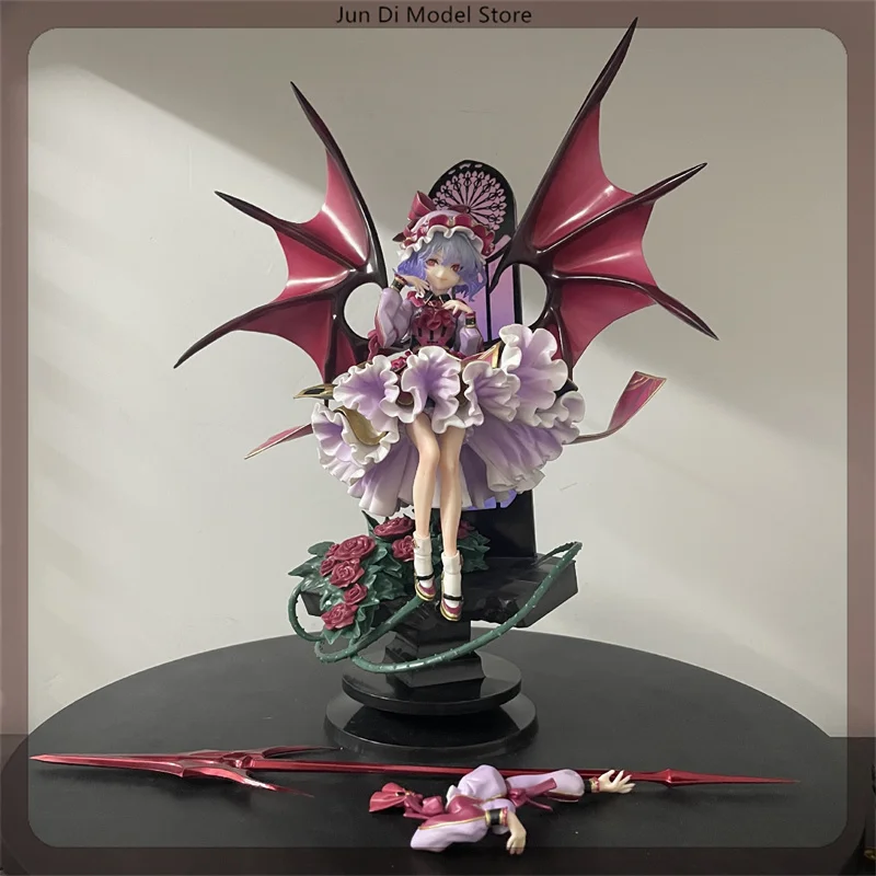 

31 см Touhou Project Remilia Scarlet Vampire Game фигурка девушки модель статуя коллекция для мальчиков украшение для рабочего стола орнамент игрушки подарки
