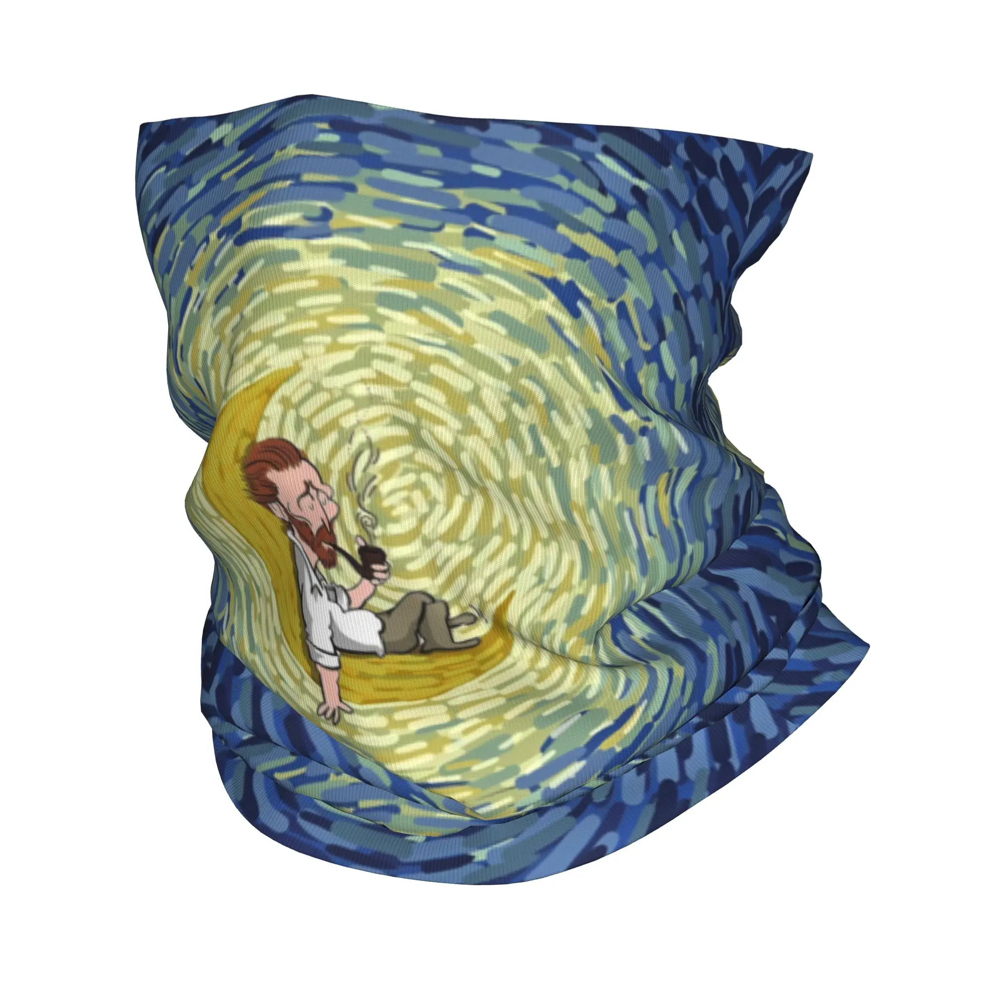 Custom Vincent Van Gogh Bandana Neck Gaiter Windproof Face S