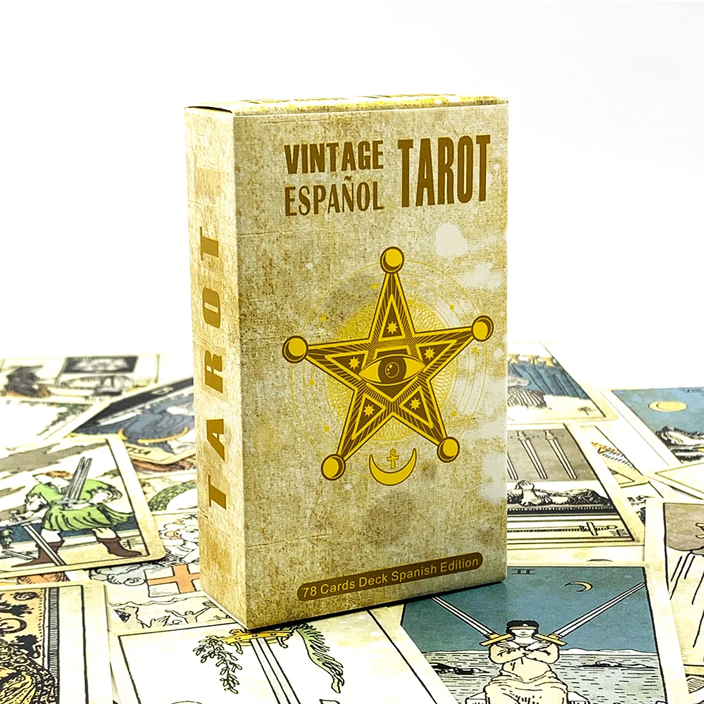 

Испанские карты Таро, 78 шт., колода Таро, семейные карточные игры для отдыха и развлечений, идеально подходят для духовных советов и подарков