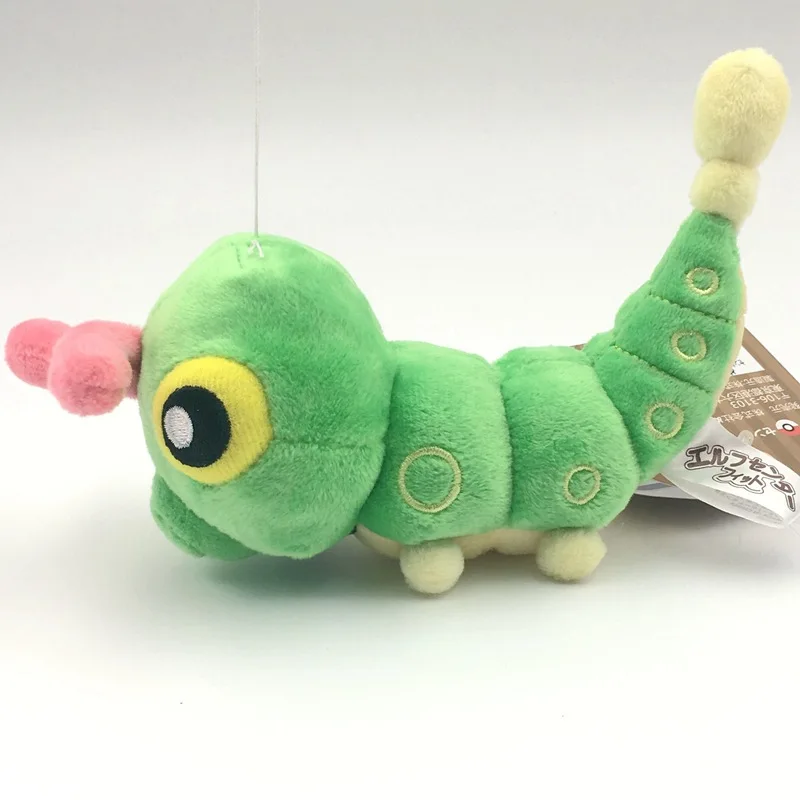 Cute Pokemon Butterfree Plush Toys Monsters Caterpie Scolipede Weedle Dolls Animal Elf Caterpillar Stuffed Animal Toy For Kids