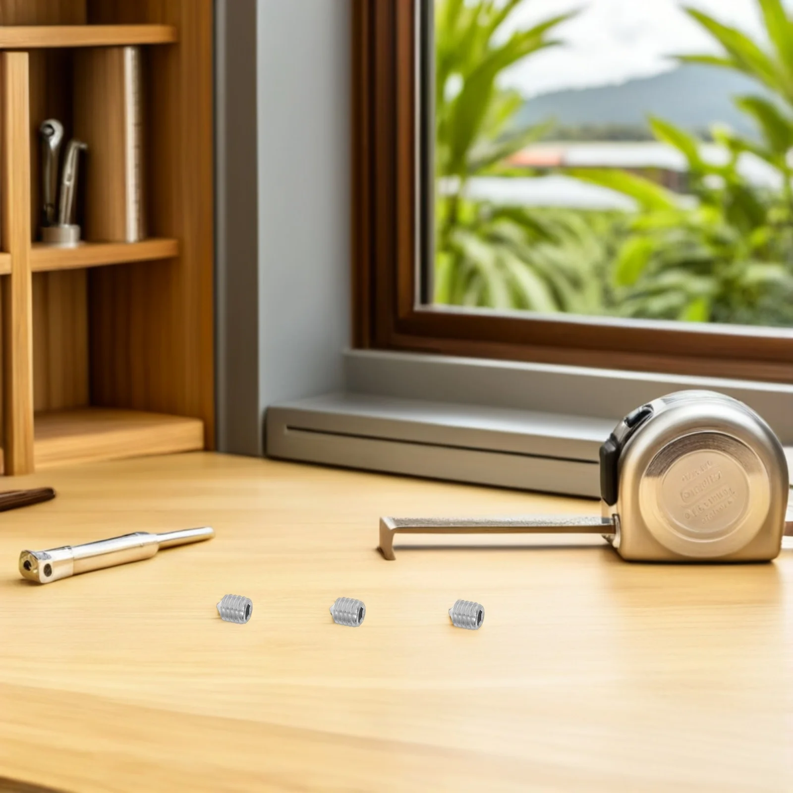 

120Pcs Bath Towel Rack Fixing Screws Stainless Steel M5x6 Hex Socket Grub for Wall Mounted Towel Bar Brackets Repair Hardware