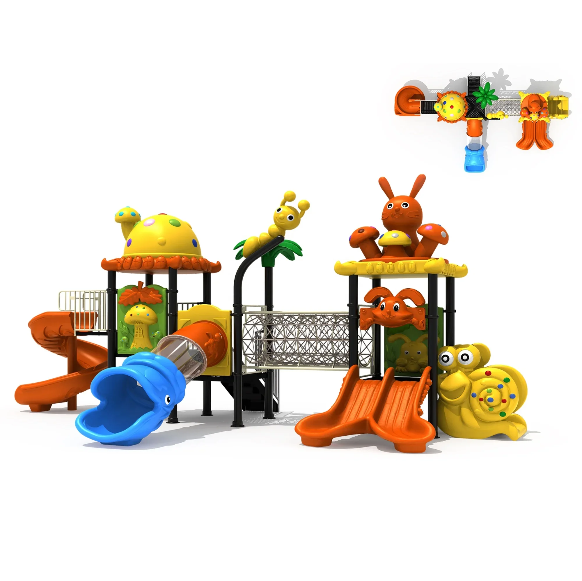 Factory Directly Sale Children Outdoor Plastic Playground Equipment Home Use Kids Play Equipment