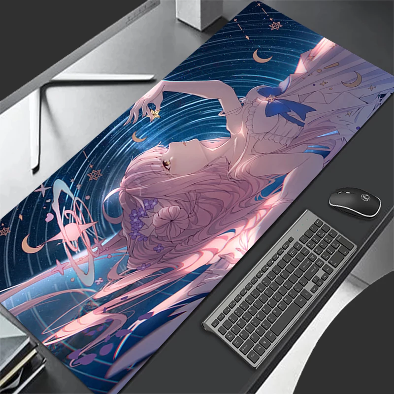 

Mouse pad Large Blue Archive Misono Mika e-sports game player mouse pad keyboard pad non-slip mat coaster PC Anime game Mousepad