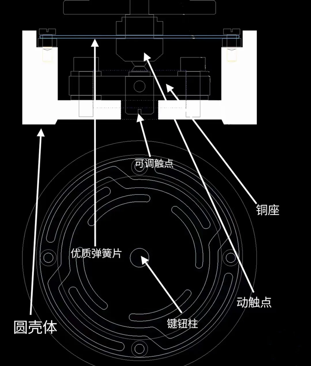 مفتاح تلغراف بموجة قصيرة ، جهاز إرسال CW ، راديو الهواة مورس #5