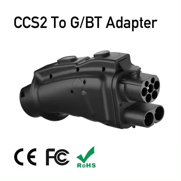 wholesale CCS2 to gbt ev adapter for byd New Energy Electric Vehicles 250a 1000v  DC fast charger Free technical support upgrade