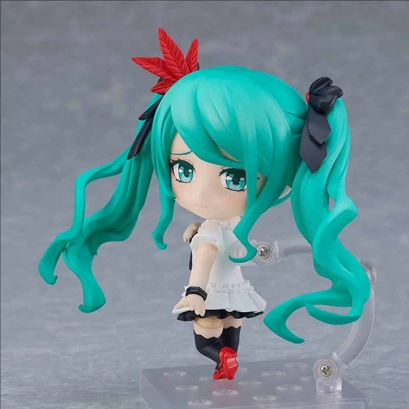 

Original 10Cm NENDOROID Hatsune Miku ワールドイズマイン 2024Ver.Action Figure Toys For Kids Gift Collectible Model Ornaments