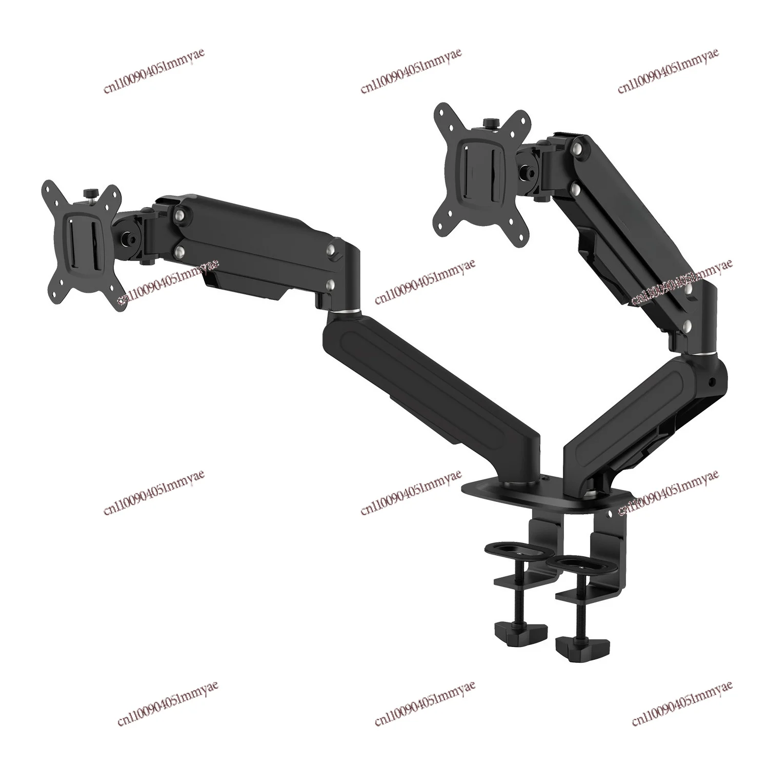 Robotic Arm Two-in-one Dual-screen Monitor Bracket One-to-two Punch-free Clip Table Installation