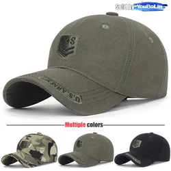 US Logo Embroidered Cadet Baseball Cap Sun Hat Trucker Caps Dad Hats