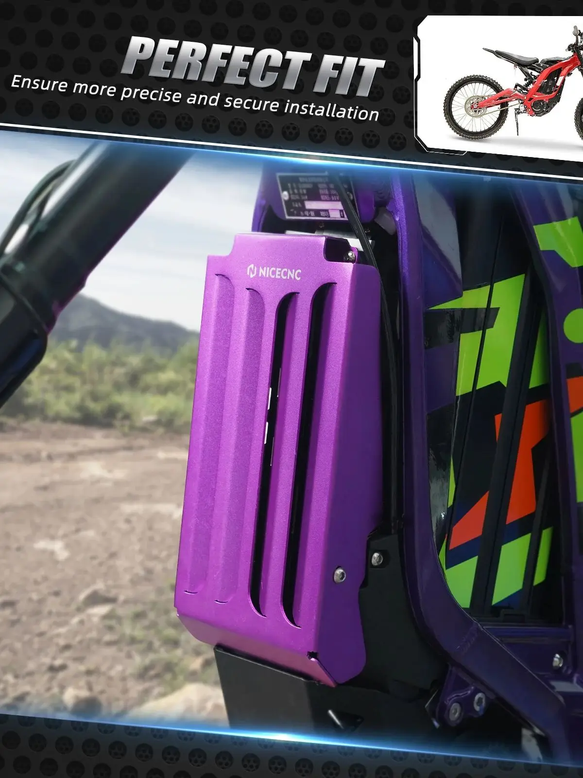 AliExpress NICECNC For Surron Light Bee X Controller Cover Guard For Sur-Ron light bee X S L1E For Segway X160 X260 Electric Off-Road Bike