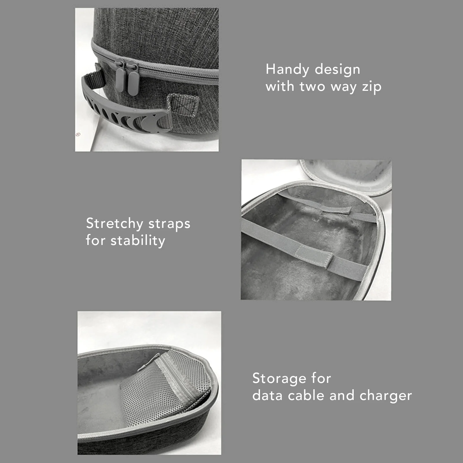 for PS VR2 Carrying Case Portable Storage Bag with VR Len Protection Cover Bandage for Travelling Home Storage