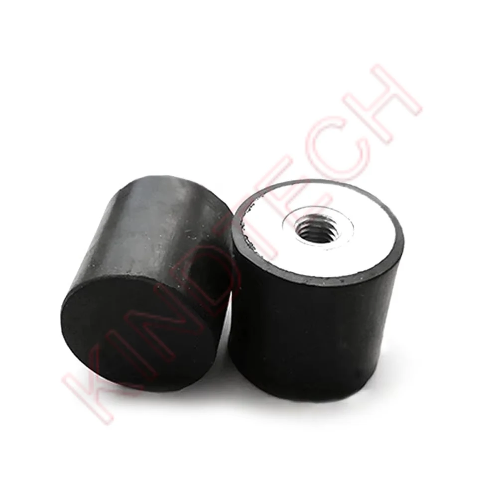 1-10Pcs Single Thread Female-End M3 M4 M5 M6 M8 M10 M12 M16 M20 Rubber Shock Absorber Isolation Mount DE-Type Damper Dia 8-150mm