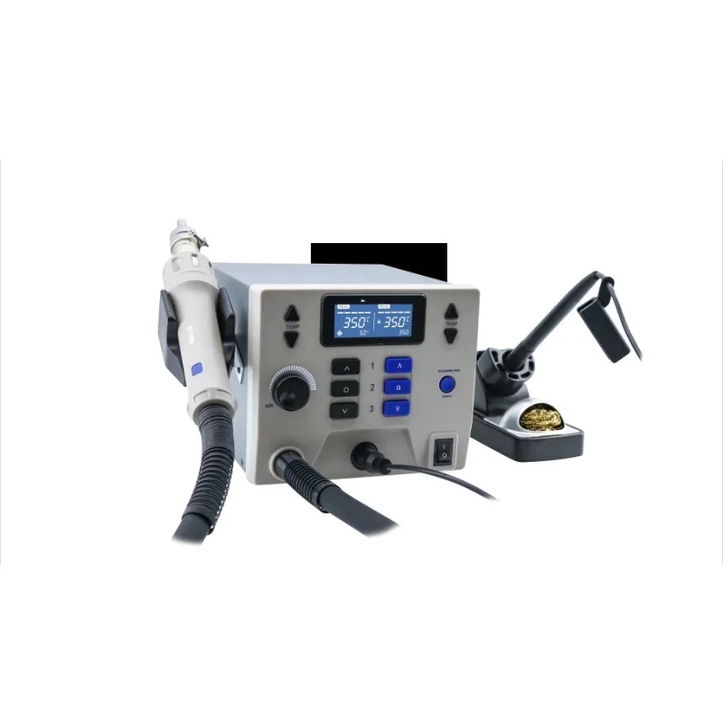 ATTEN ST-862D Update Version ST-8602D 1300W 2 in 1 Digital Rework Station Hot Air Gu-n 90W Soldering Iron 110/220V
