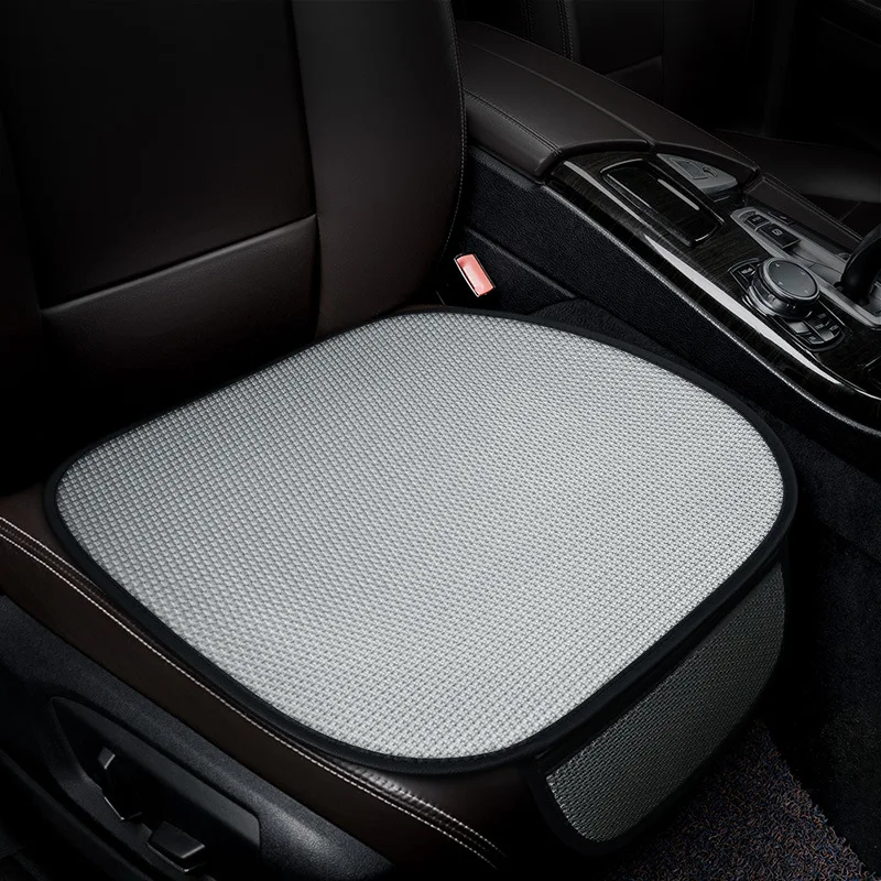 1pc Seat Cushion Protector Pad  Ice Silk Seat Cushion Pad Breathable Four Seasons Automobiles Covers For Most Car Universally