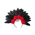 black red rose