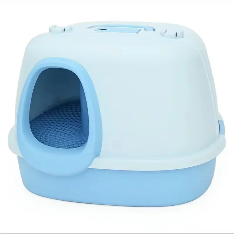 New Channel Litter Pan Corridor Litter Leakage Splash Proof Enclosed Cat Litter Pan