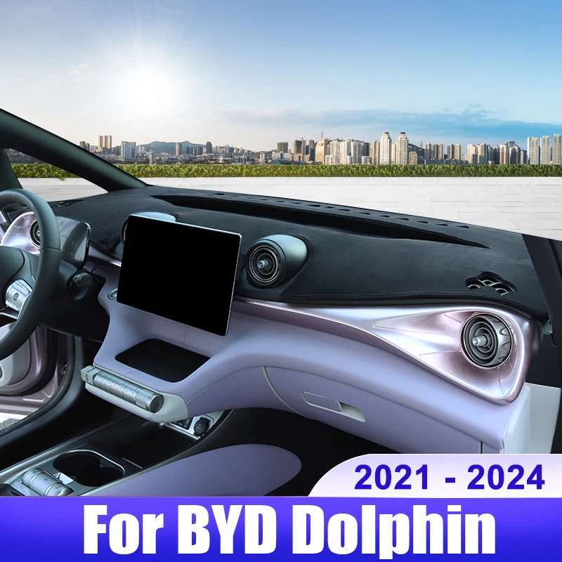 

For BYD Dolphin 2021 2022 2023 2024 Car Dashboard Cover Dash Mat Sun Shade Avoid Light Non-slip Pad Accessories