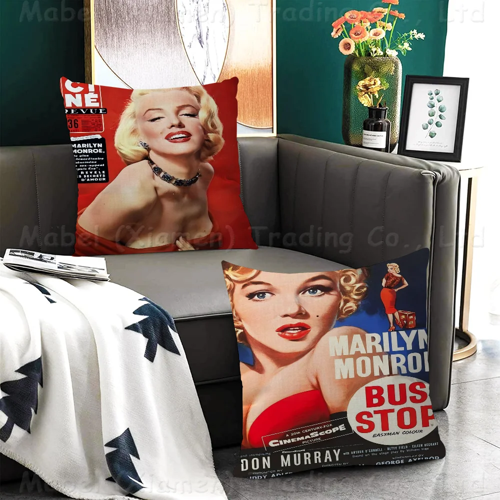 

Marilyn Monroe Cushion Cover 30x50 Polyester Sofa Cushions Decorative Throw Pillows Home Decoration Pillowcover