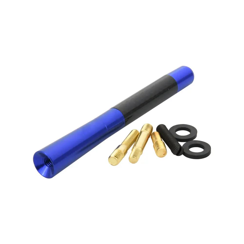 Uniwersalna antena samochodowa 8CM 12CM Mała krótka antena samochodowa z włókna węglowego Automatyczna stylizacja Akcesoria — zdjęcie 3