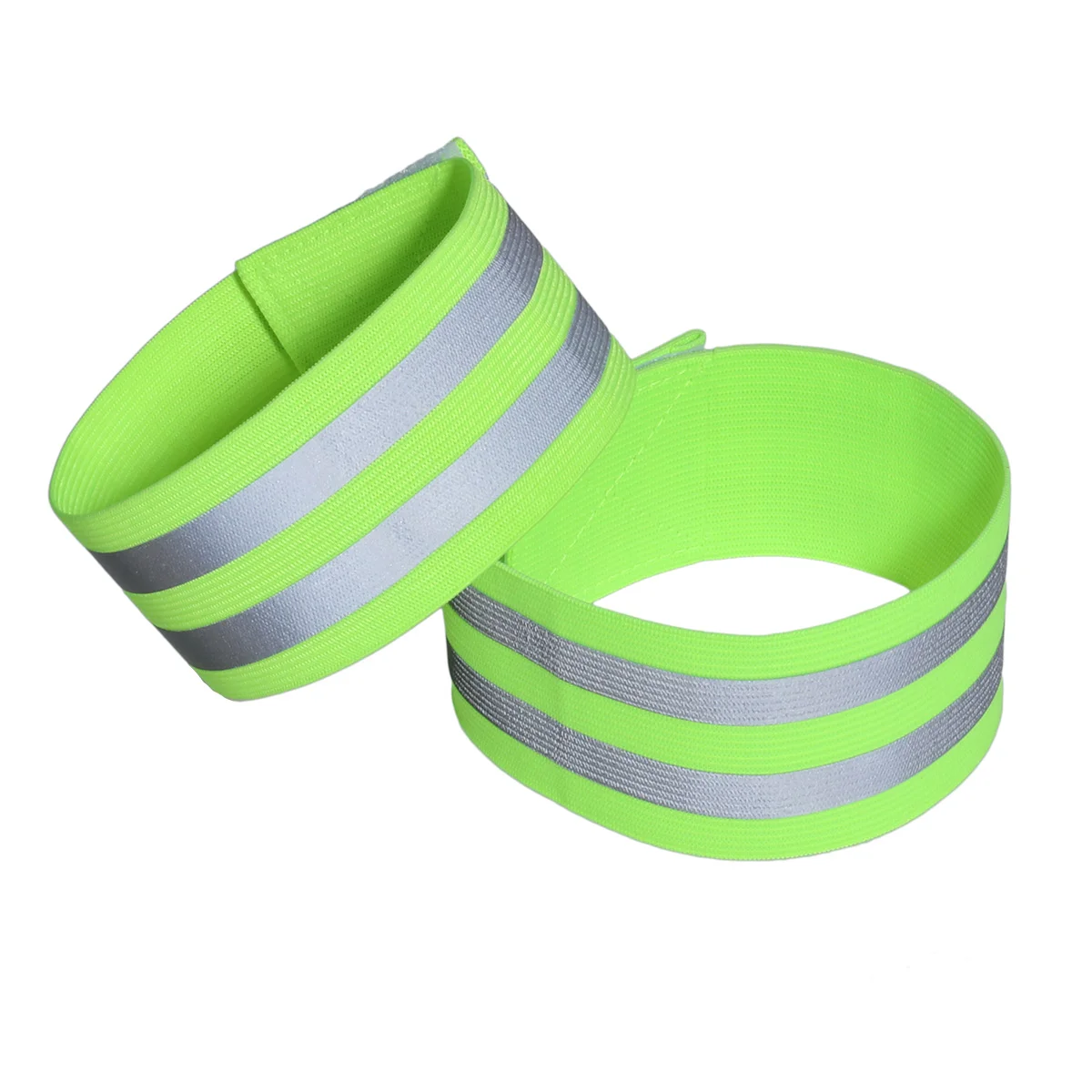 

Running Tank Top Sports Reflective Elastic Band Elasticity Green Safety Strap Armband Night