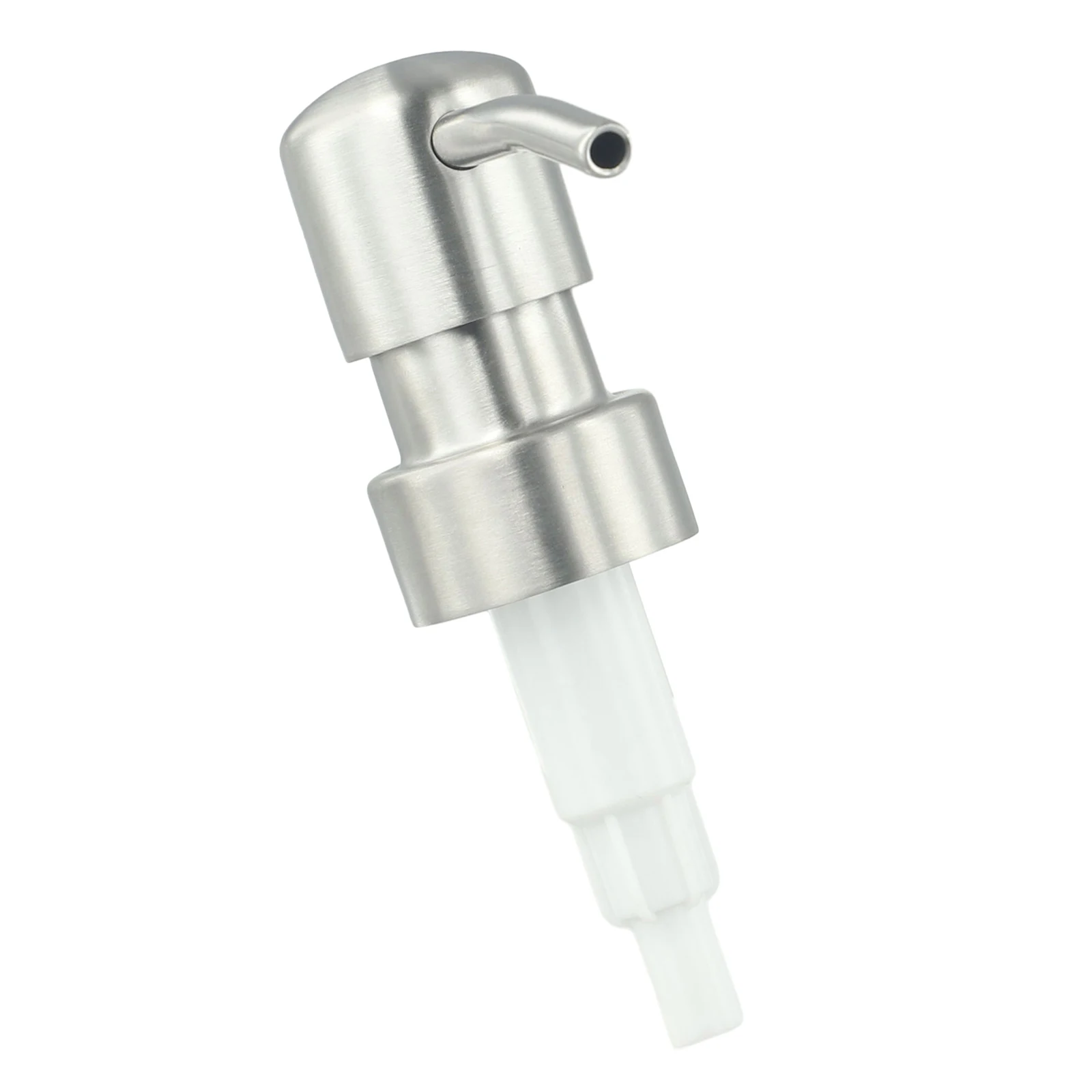 Lotion Dispenser Pump Head Adapter Assembly Bathroom Compact DIY Fitting Hootel Part Push Type Stainless Steel