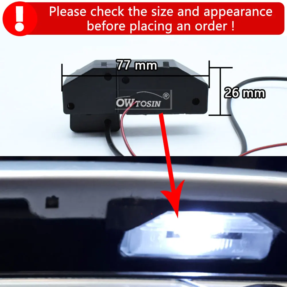 170 Degree AHD 1080P Vehicle Plate Car Rear View Camera For Mazda 6 M6 Atenza GH 2009 2010 2011 2012 2013 Reverse Car Monitor