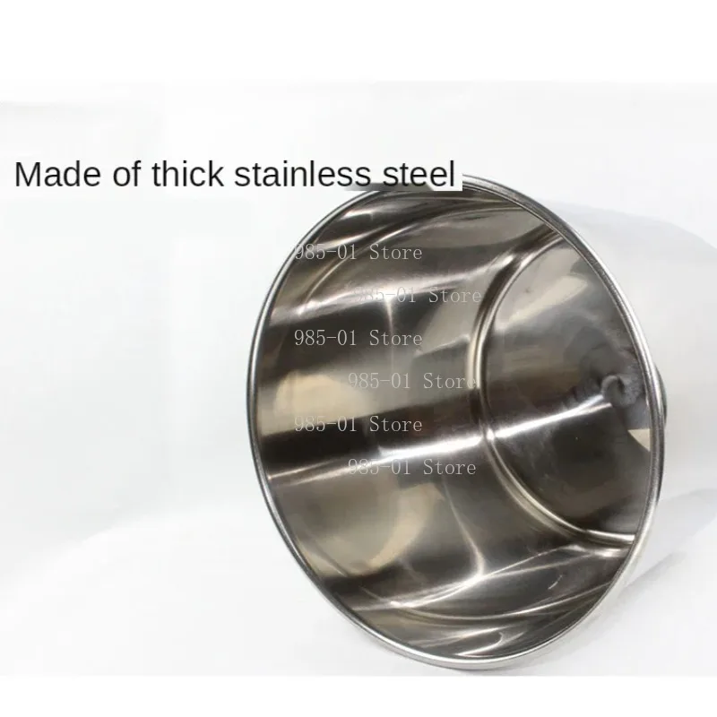 3L Stainless Steel Vacuum Degassing Chamber, 20CM Diameter Epoxy Resin Defoaming Barrel with 12MM Thick Acrylic Lid