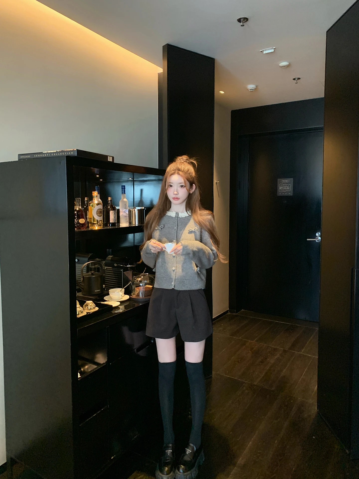 

ay Knot Sweater ort Outerwear Women's Autumn Winter Knitted Cardigan Top Commute Sle Slim Fit Soft Material