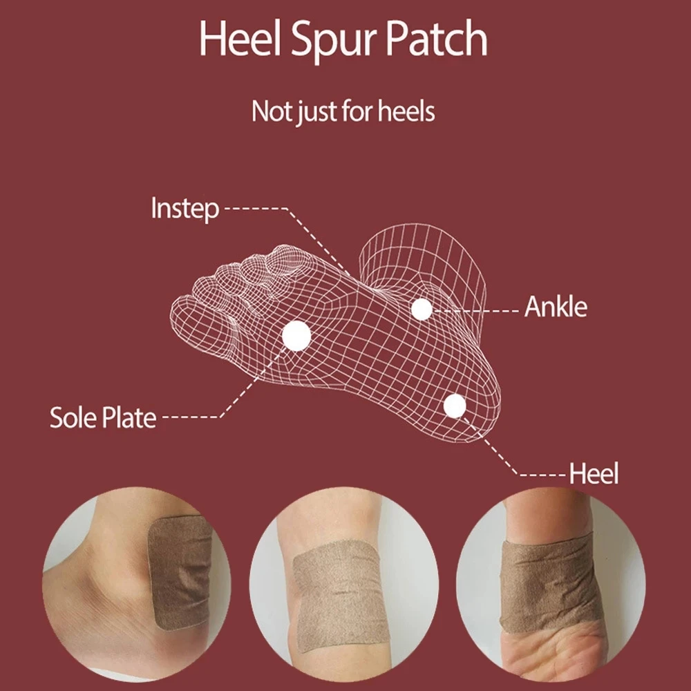 10/30/50pcs Heel Pain Plaster Pain Relief Patch Feet Care Treatment Patches Foot Care Tool Herbal Bone Spurs Achilles Tendonitis