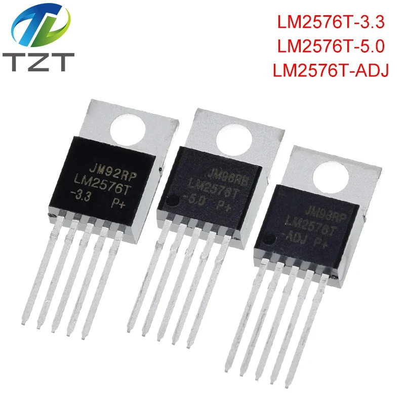 TZT 10/30PCS LM2576 LM2576T LM2576T-ADJ LM2576T-3.3 LM2576T-5.0 For Voltage regulator module