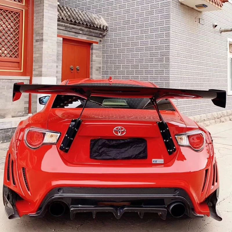 Real Carbon Fiber Rear Trunk Boot Lip Spoiler For Subaru BRZ FT8 Toyota 86 GT86 RB1 Style Rear Spoiler FRP Wing Lip 2013-2019