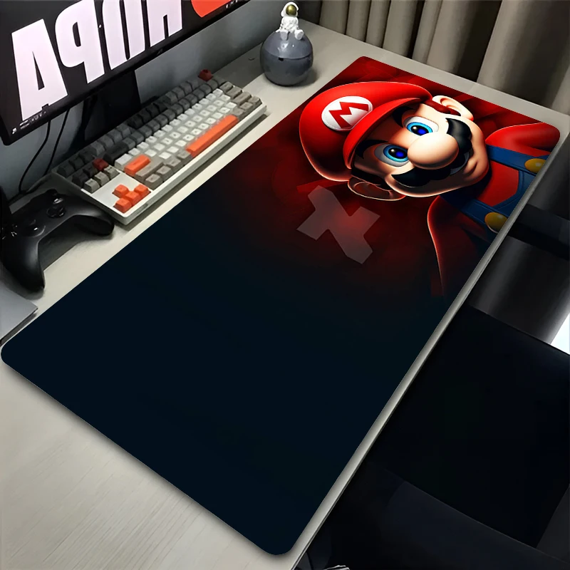 

Mouse Pad Super M-Mario XL Lockedge Large Gaming Accessories Computer Gamer Keyboard Mouse Mat Desk Mousepad For Csgo Mouse Pads