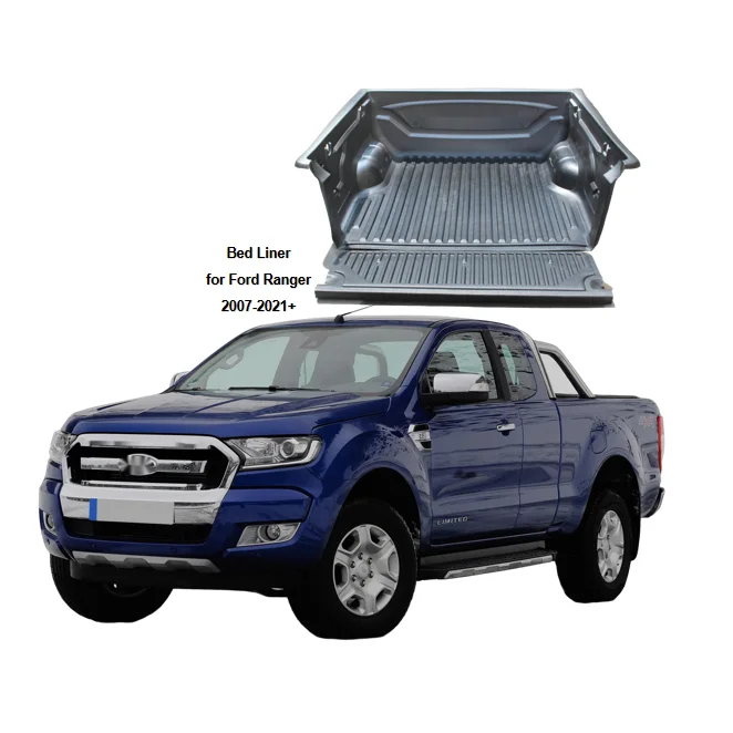 

Hot Sale Car Accessories HDPE Pickup Bed Liner Truck Liner For Ford Ranger 2007 To 2021